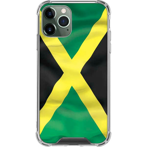 Jamaica Flag iPhone 11 Pro Max Clear Case